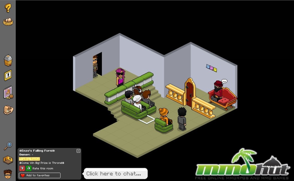 Falling Furniture with Habbo coins