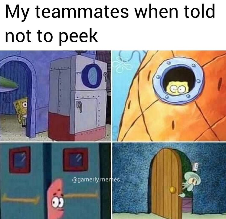 Don't peek