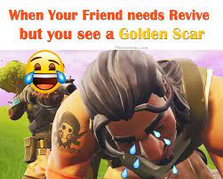 Golden scar