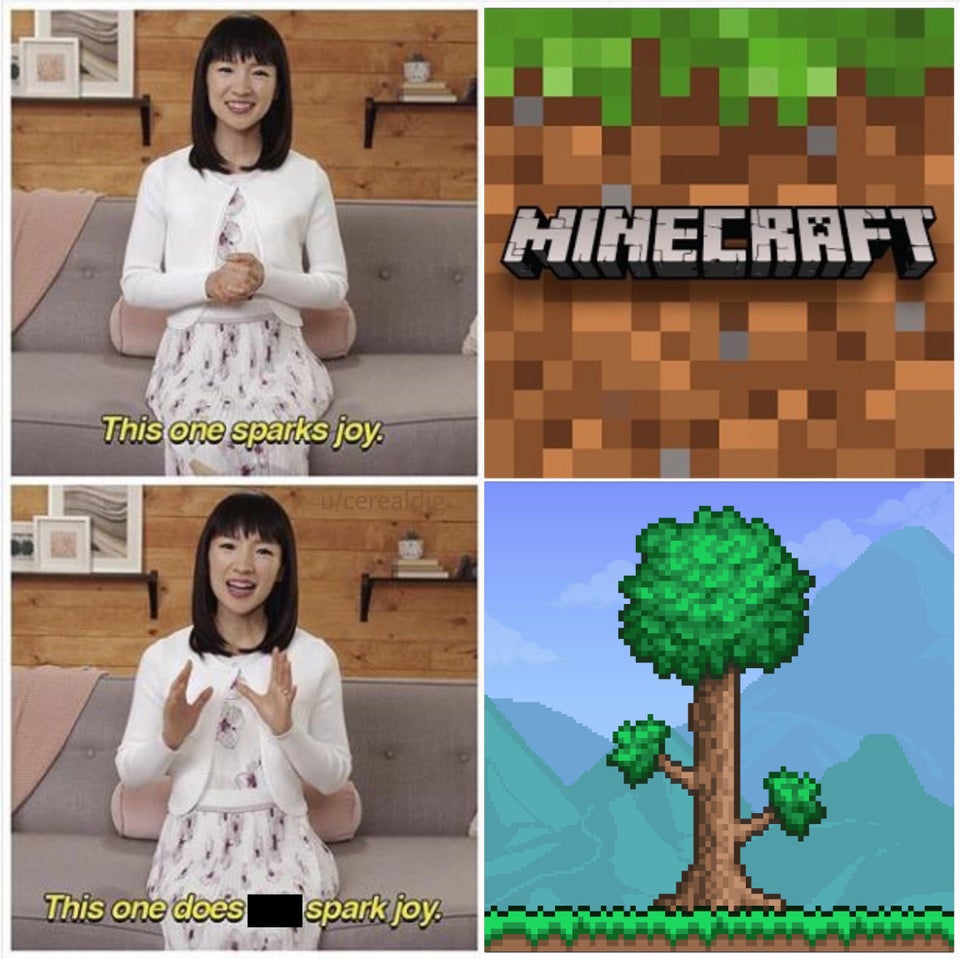 Minecraft is good, and Terraria is good