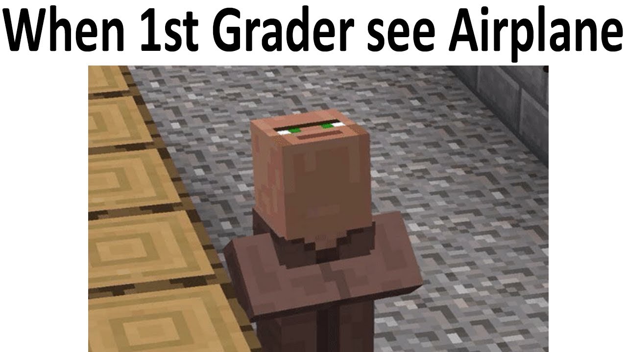 When 1st Grader See Airplane